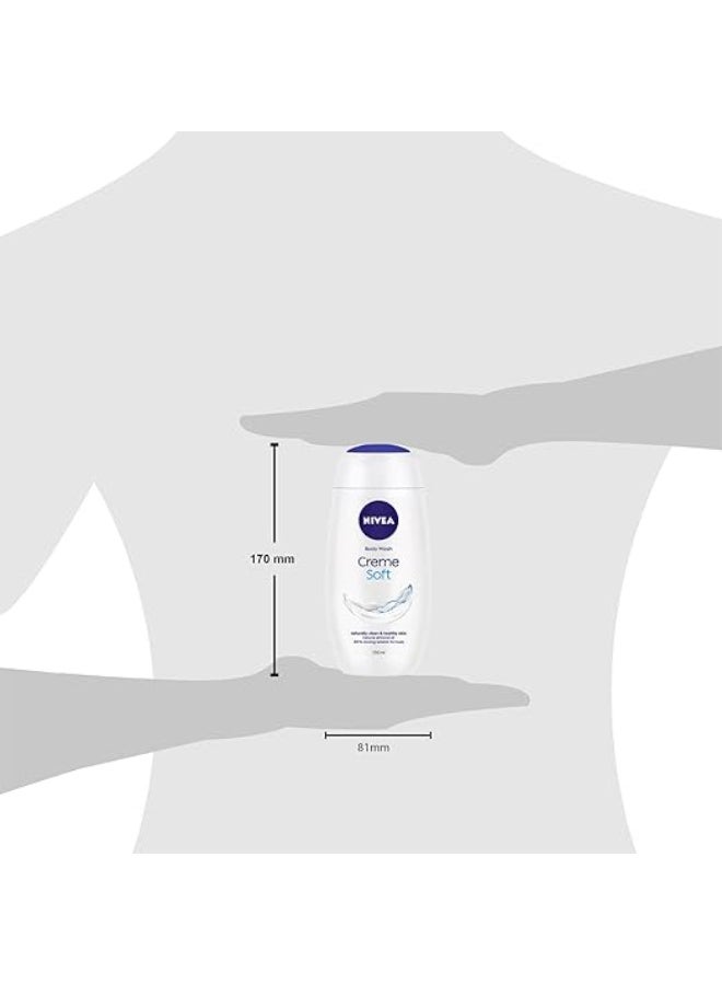 نيفيا جل استحمام نيفيا كريم سوفت 250 مل | غسول للجسم بزيت اللوز الطبيعي | لبشرة نظيفة وصحية ومرطبة | خالٍ من البلاستيك الدقيق - Image 4